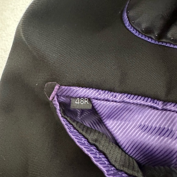 Vinci 3 Piece Black Suit 48R - Picture 5 of 7